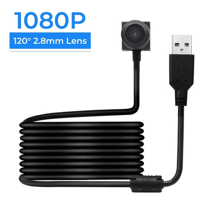 2MP Webcam Mini USB Camera with 2.8/3.7mm Lens Full HD 1080P Webcam for PC Mini Camera CCTV Outdoor Camcorder Security Video Cam - Universal Market