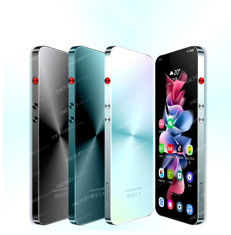 MP3 Mp4 Player Bluetooth 5.0 Wifi MP5 Android with Multiple Language/Google Service/youtube/Spotify/Free APP/Speaker/Browser/FM
