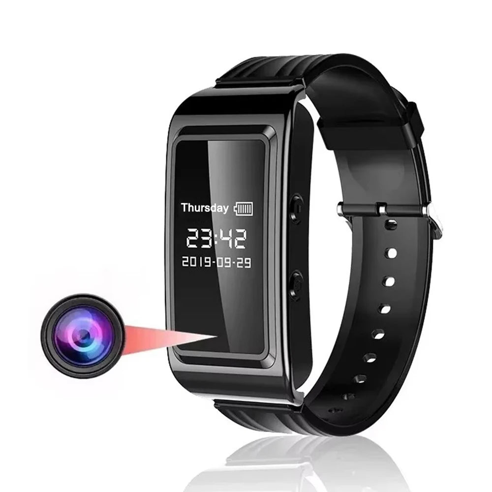 Mini Camera Watch Voice Video Recorder 1080P HD DV Professional Digital Bracelet Dictaphone Sound Small Micro For Home Secure - Universal Market