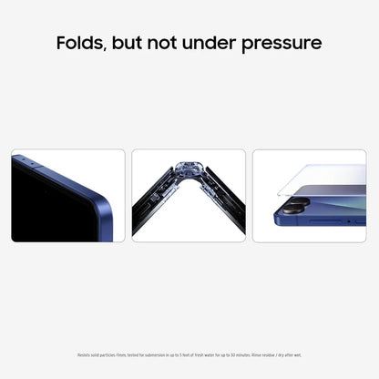 2025 New Samsung Galaxy Z Flip7 Foldable AI Smartphone Exynos 2500 6.9" Dynamic AMOLED Display 50MP Camera for Selfies 4300mAh