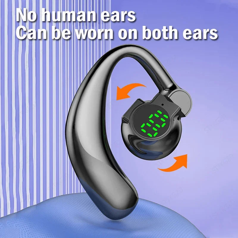 Wireless Bluetooth Headphones Full Open Headset Air Conduction Ear Hook Earphones Handsfree Noise Canceling Audifonos Sports - Universal Market