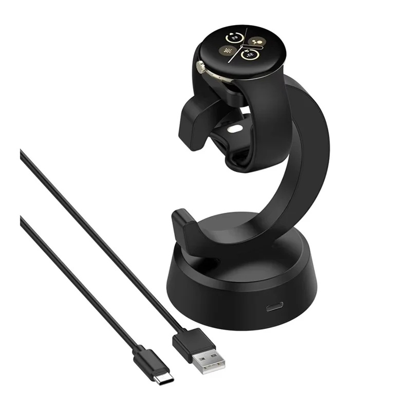 2025 New-Magnetic Charger Dock Stand With USB Type-C Charging Cable Charge Station Base For Google Pixel Watch 3 41MM 45MM