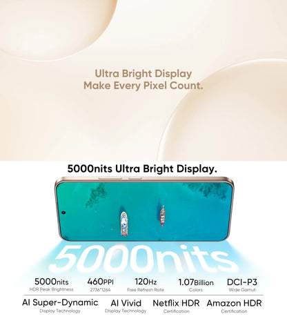 HONOR 400 Global Version 5G Smartphone 6.55'' AMOLED 120Hz Screen Snapdragon 7 Gen 3 6000mAh Battery 80W Supercharge eSIM IP66