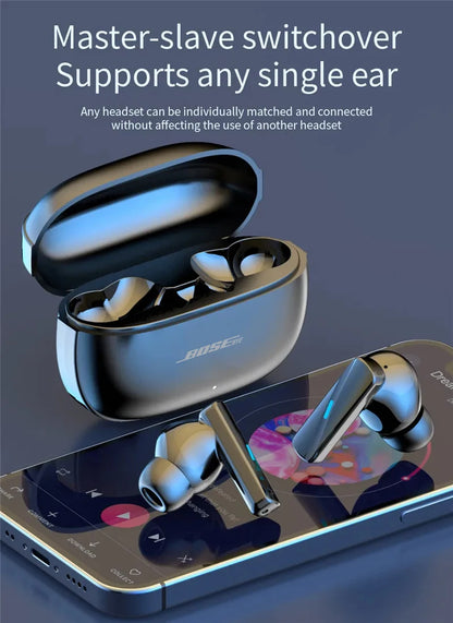 Bosebye Mate 50 TWS Wireless Earbuds Bluetooth5.3 Touch Control Headphone Noise Cancelling Hi-Fi Stereo Sport Earphones With Mic - Universal Market