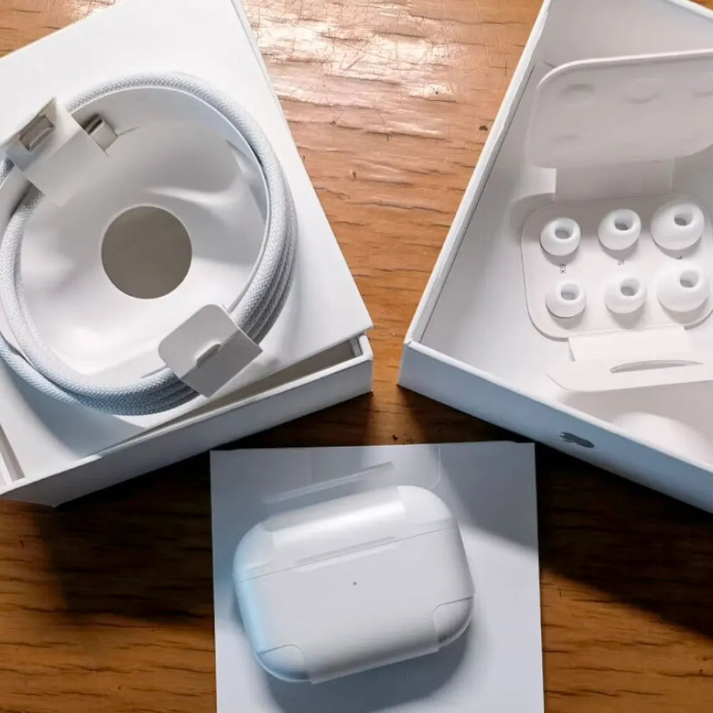 Used Refurbished Apple AirPods Pro 2nd wireless Bluetooth earphone H2 chip wireless charging box Active Noise With box Original