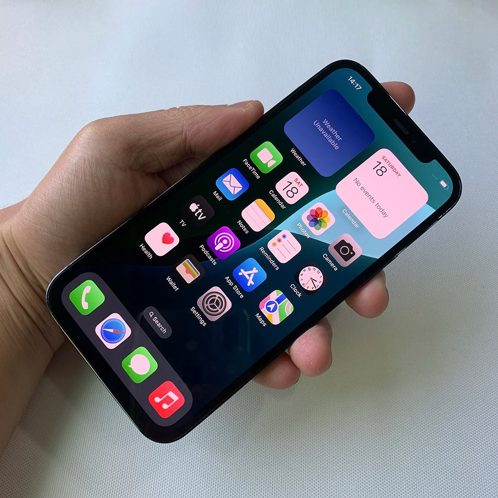 Original  Apple iPhone 12 Pro 5G Mobile Phone NFC 6GB RAM 128GB/256GB ROM Face ID 6.1'' A14 Bionic Hexa-core iphone 12 pro - Universal Market