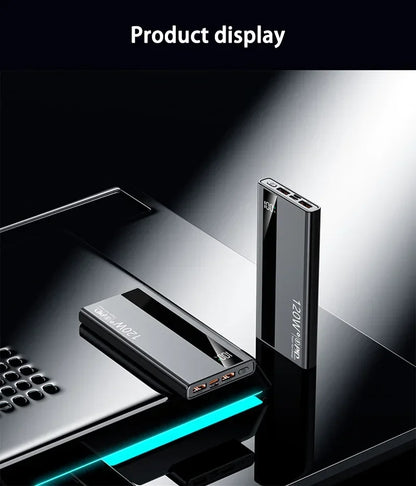 Xiaomi 200000mAh Power Bank 120W Super Fast Charge External Battery High Capacity Digital Display Charger For Iphone 16 Samsung