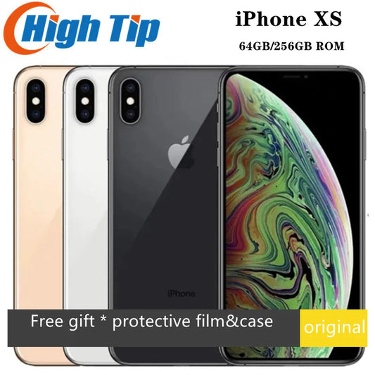 Apple iPhone XS 5.8" Retina OLED Display 4G LTE 2658mAh A12 Bionic Chip 4G RAM 64GB/256GB/512GB ROM Original Unlocked Used Phone - Universal Market