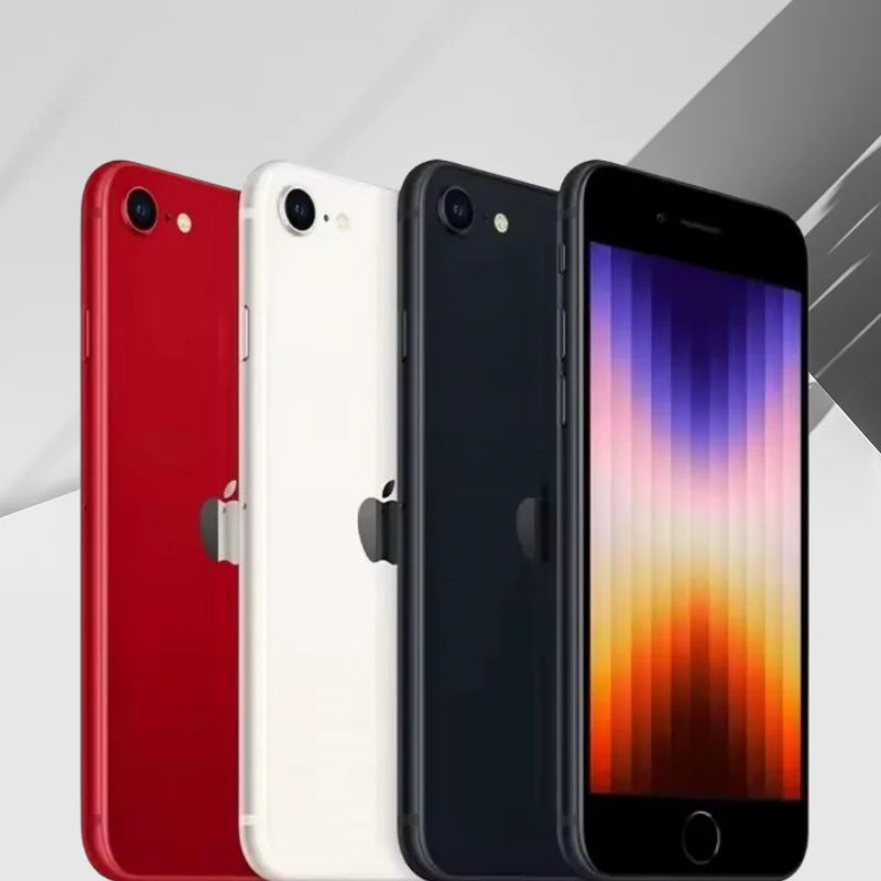 Original Apple iPhone Unlocked SE 2022 SE3 4.7" 4G RAM 64GB 12MP Camera Fingerprint 128GB 256GB ROM A15 Bionic Chip Used Phone - Universal Market