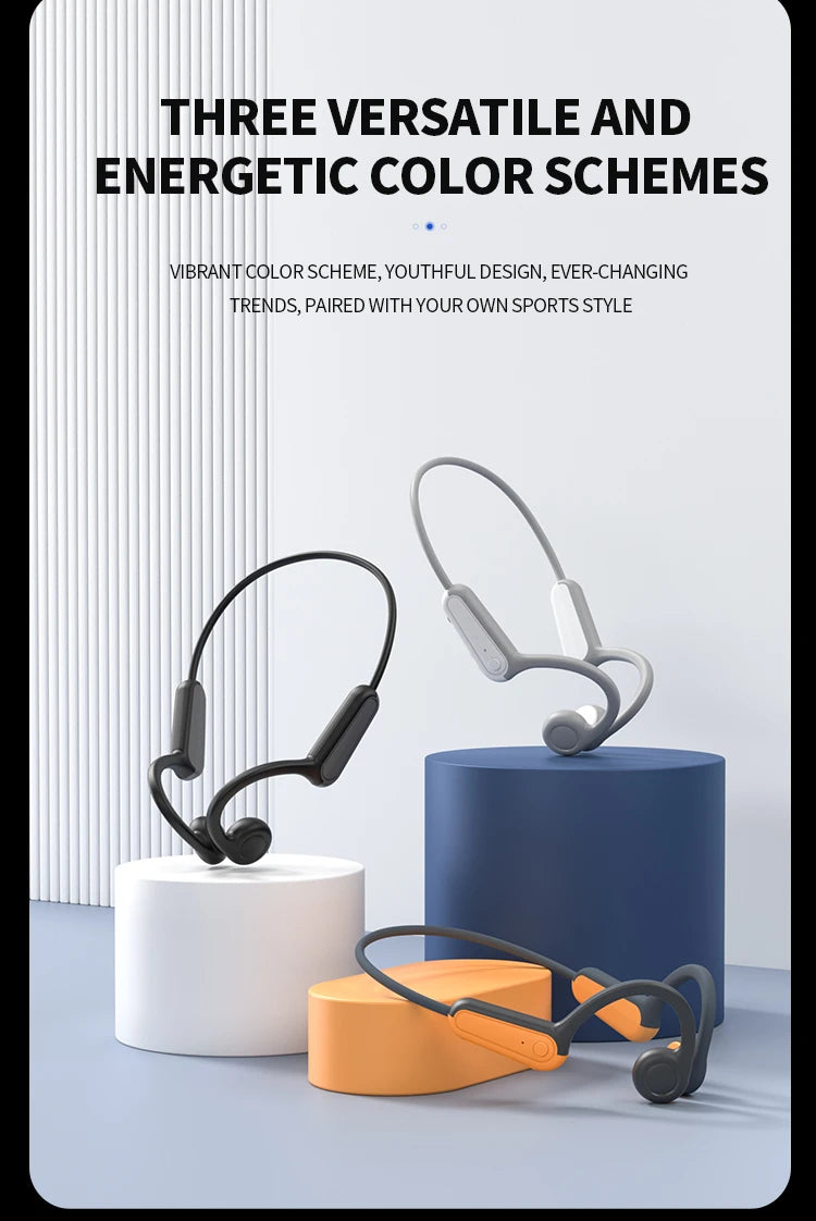 Xiaomi Mijia Bone Conduction Earphones Bluetooth 5.3 Sports Wireless Headphones Ear Hook Waterproof Headset for Running Driving - Universal Market