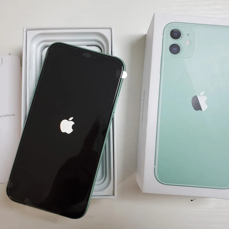 Apple iPhone 11 Dual Sim 2 Sim iPhone11 64GB 128GB 256GB ROM 6.1' Original Retina IPS LCD Face ID NFC Unlocked 4G LTE Mobile - Universal Market