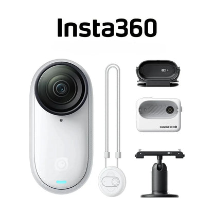 Insta360 GO 3S Camera 4K Thumb Magnetic Action Camera with FlowState Stabilization 10m Waterproof Apple Find My Vlog