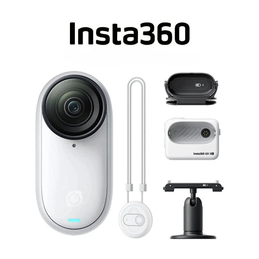 Insta360 GO 3S Camera 4K Thumb Magnetic Action Camera with FlowState Stabilization 10m Waterproof Apple Find My Vlog