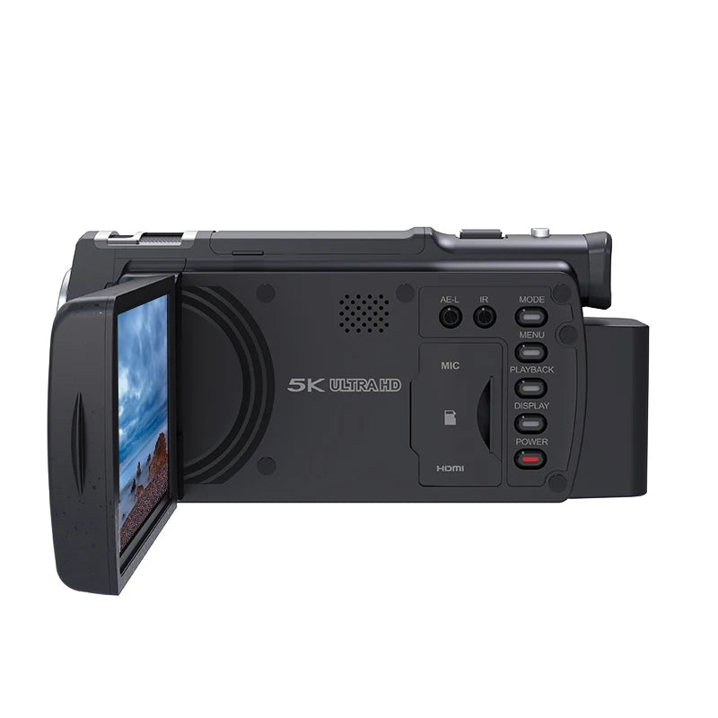 ORDRO XV80 Live Streams Digital Camera Camcorder 4K 12X Optical Zoom Big Touchscreen for Photograph YouTube Videos - Universal Market
