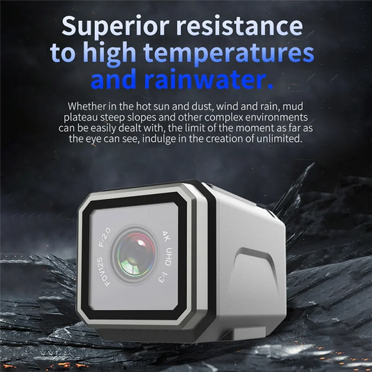 CABE-4K Ultra HD Wireless Wifi Sports Camera With LCD Screen Waterproof Cam Bicycle Cycling Recorder For Motorcyle Riding