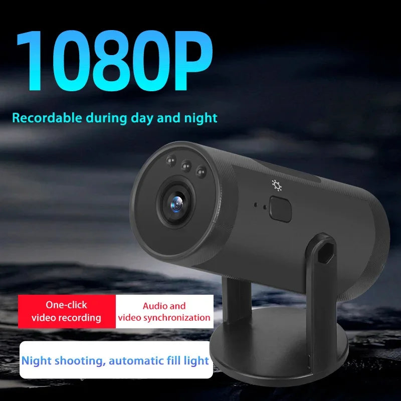Surveillance Camera Wifi Wireless Remote Home High-Definition Infrared Night Vision Pet Cylinder 180 Degree Rotation Camera