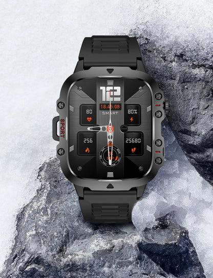 2025 Outdoor Smart Watch Men 2.01" Screen 3ATM Waterproof Watches Bluetooth Call Ai Voice Sport Smartwatch For Android IOS Phone