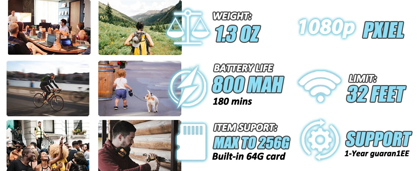 4K Motorcycle Mini Recorder Finger WIFI Action Camera Lightweight POV Motorcycle Road Sport Cam Bicycle Vlog Pet Body Camera - Universal Market