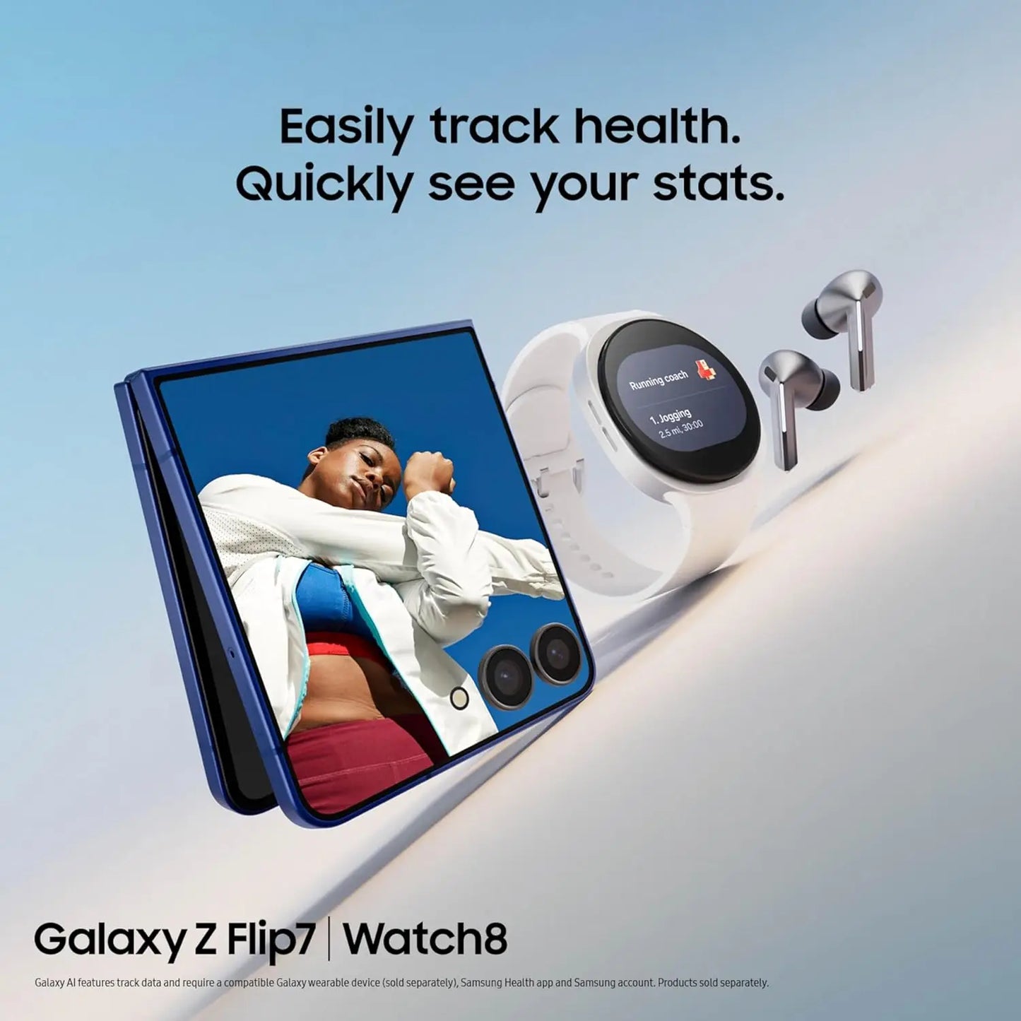 2025 New Samsung Galaxy Z Flip7 Foldable AI Smartphone Exynos 2500 6.9" Dynamic AMOLED Display 50MP Camera for Selfies 4300mAh