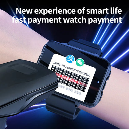 NEW VP999 Global Version 4G NET Smartwatch Android OS 1500mAH Battery 2.4" Screen Blood Pressure GPS Location Men Smart Watch