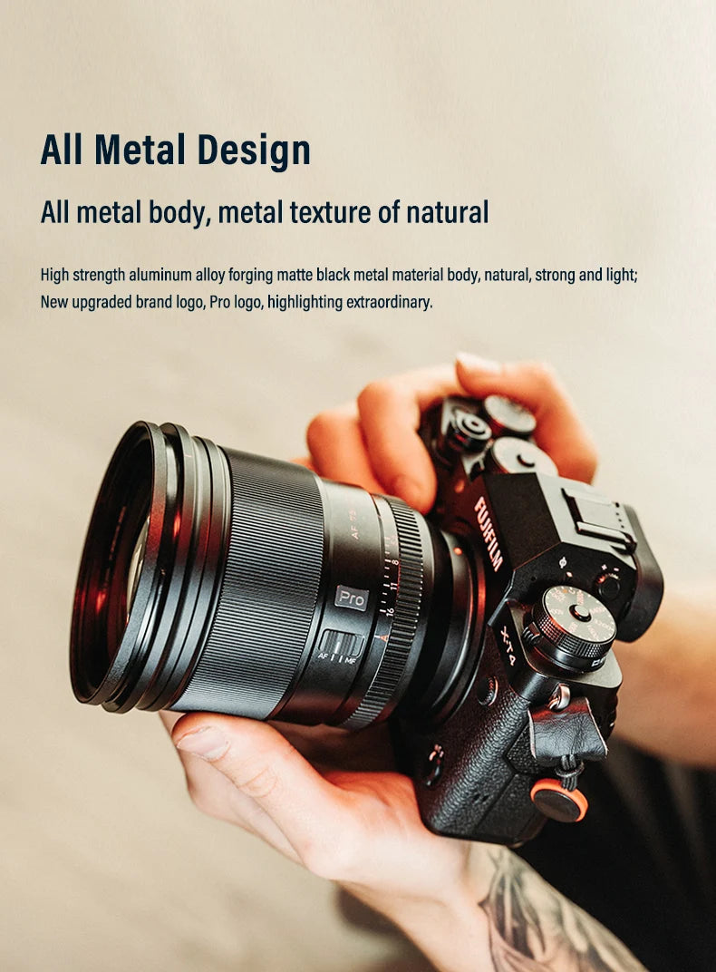 Viltrox 75mm F1.2 pro AF Auto Focus Large Aperture Lens for Fujifilm XF mount Camera for Fuji X X-T4 T100 X-H2S XT30 X-Pro3 - Universal Market