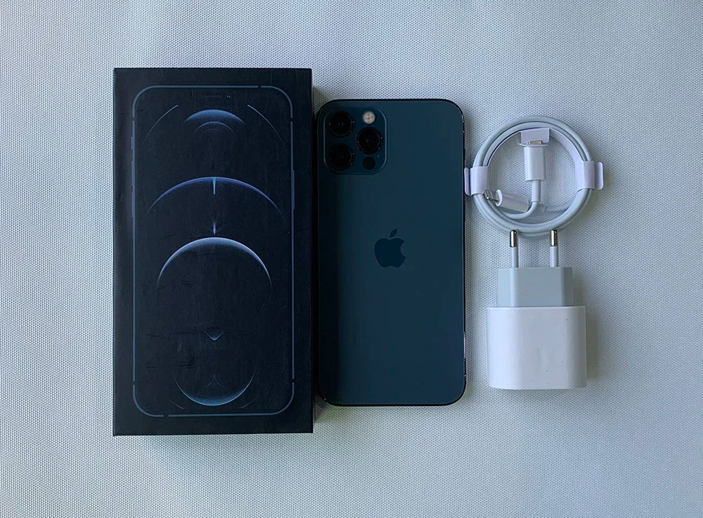 Original  Apple iPhone 12 Pro 5G Mobile Phone NFC 6GB RAM 128GB/256GB ROM Face ID 6.1'' A14 Bionic Hexa-core iphone 12 pro - Universal Market