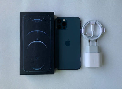 Original  Apple iPhone 12 Pro 5G Mobile Phone NFC 6GB RAM 128GB/256GB ROM Face ID 6.1'' A14 Bionic Hexa-core iphone 12 pro - Universal Market