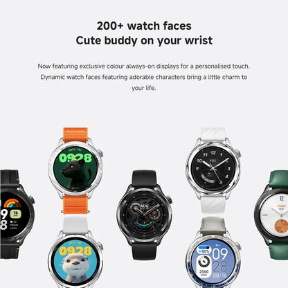 Global Version Xiaomi Watch S4 SmartWatch 1.43" AMOLED Display Wireless Charge Blood Oxygen Bluetooth Phone Call GPS Mi Watches