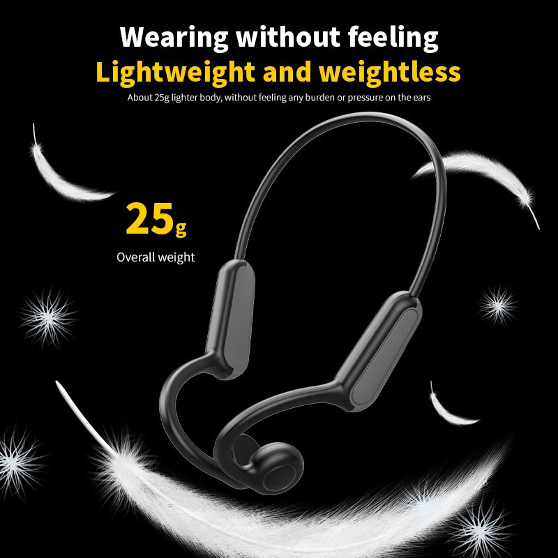 Xiaomi Mijia Bone Conduction Earphones Bluetooth 5.3 Sports Wireless Headphones Ear Hook Waterproof Headset for Running Driving - Universal Market