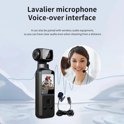 4K Pocket Digital Camera 1.33Inch Screen 270 Degrees Rotate Wifi Transmission Record Portable Sport Motion Camera-Y96A