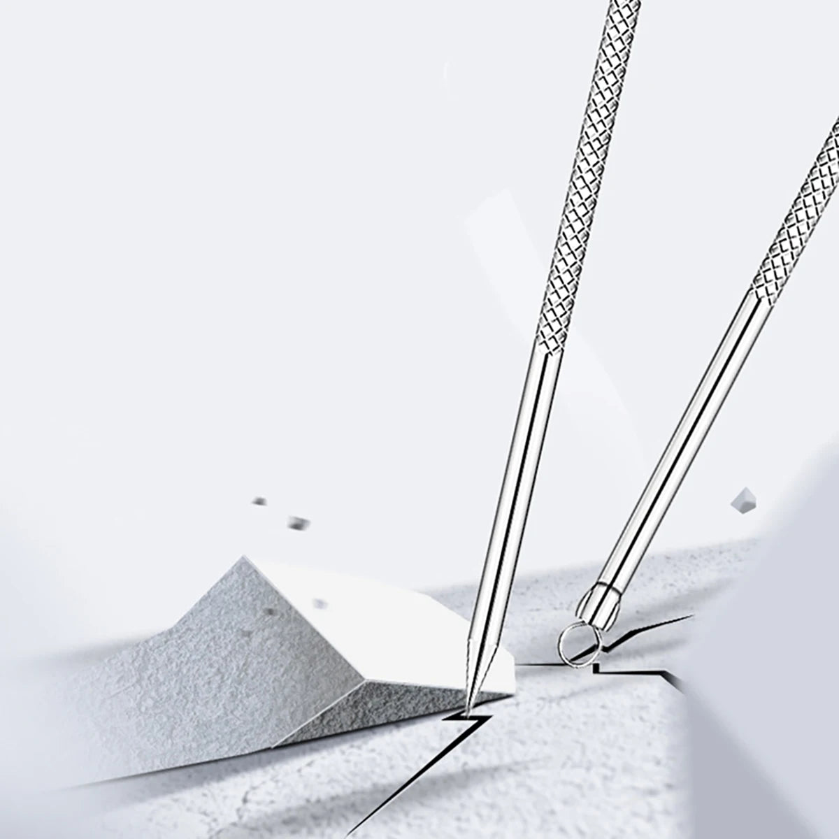 Acne Needle Remove Blackhead Blemish Pimple Comedone 4pcs/Set Double-ended Stainless Steel Facial Cleaning Skin Care